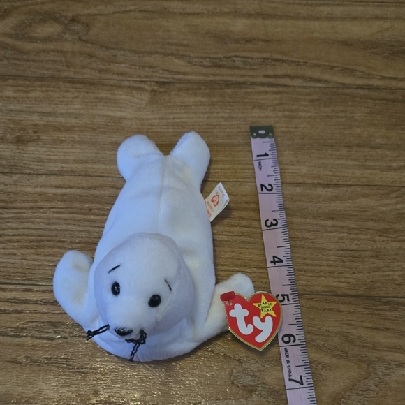 BOGO Ty White Seal Plush Toy - Picture 2 of 5